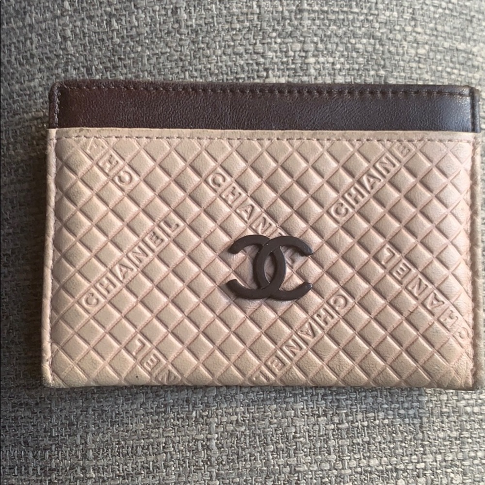 Chanel card holder